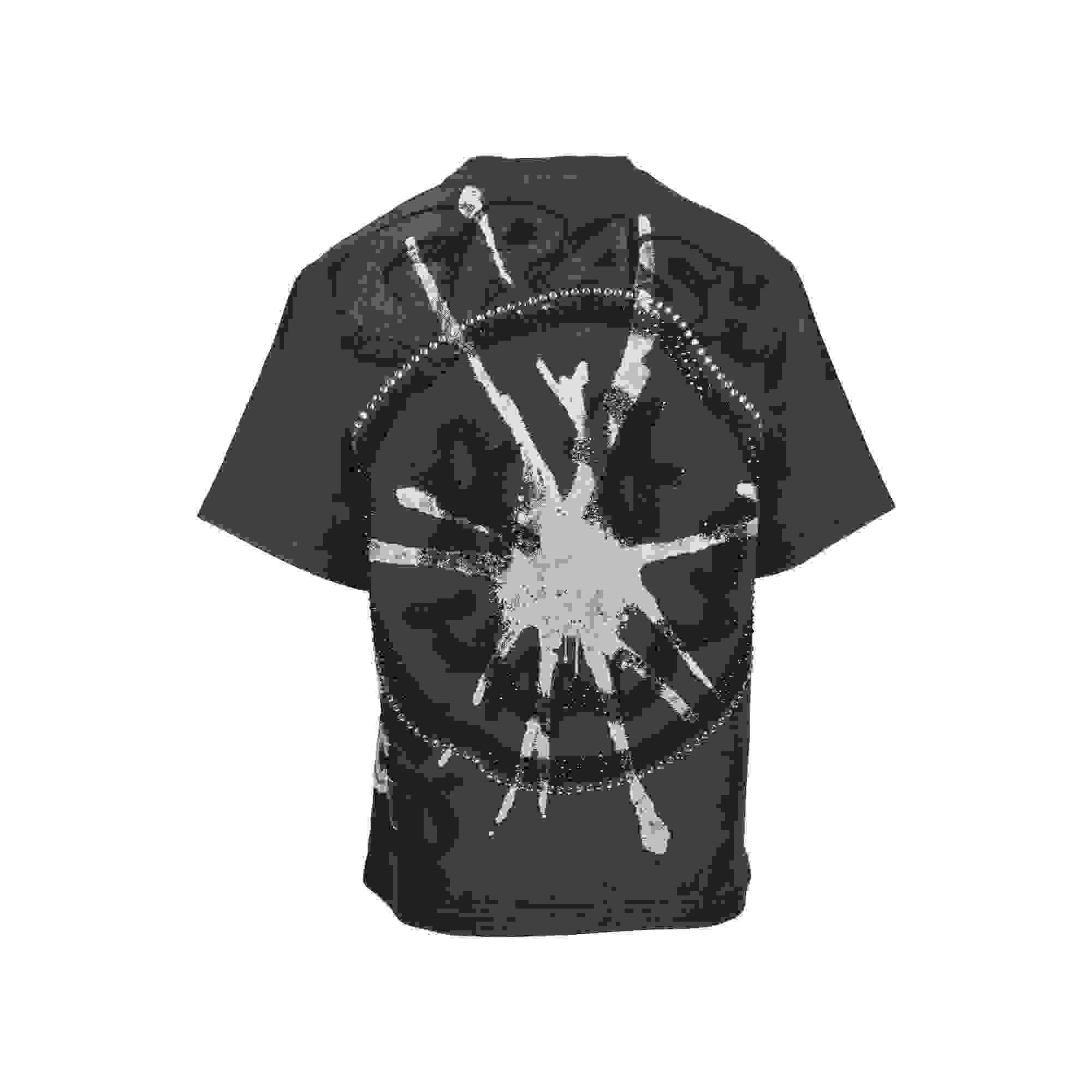 Smoke Rise Smiley Big Boys' Graphite Tee